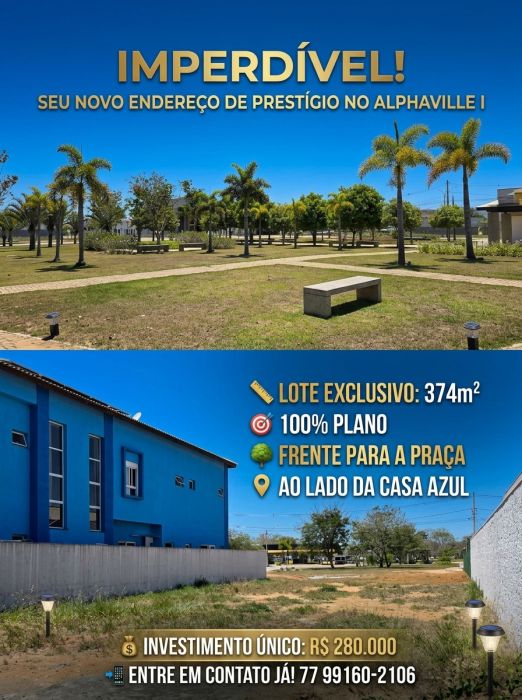 Terreno - Venda - Alphaville I - Vitória da Conquista - BA