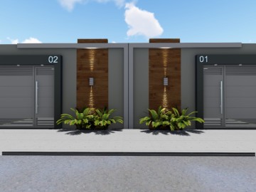 Casa geminada no Bairro Parque Real - oportunidade �nica