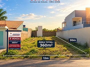 Terreno � venda com 360m� na Rua Juca Barros, Candeias